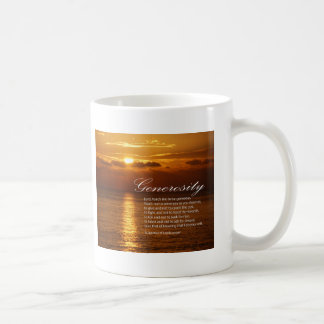 Mug Prière de générosité