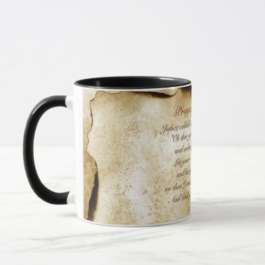 Mug Prière de Jabez, Bible Verse, 1 Chroniques 4:10 (Gauche)