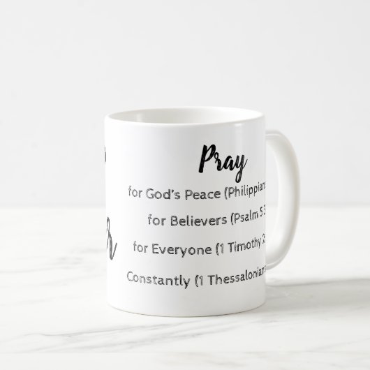Mug Prière de la Bible (Devant droit)