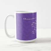 Mug Prière de l'ange gardien Violet (Gauche)