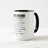 Mug Prière de l'entraîneur (Devant droit)