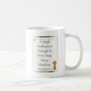 Mug prière de rayon de soleil de St Francis