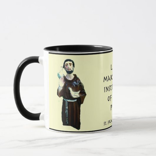 Mug Prière de Saint François (Gauche)