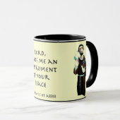 Mug Prière de Saint François (Devant droit)