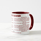 MUG PRIÈRE DE SALUT (Devant droit)