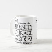 Mug Prière de sérénité (Devant gauche)