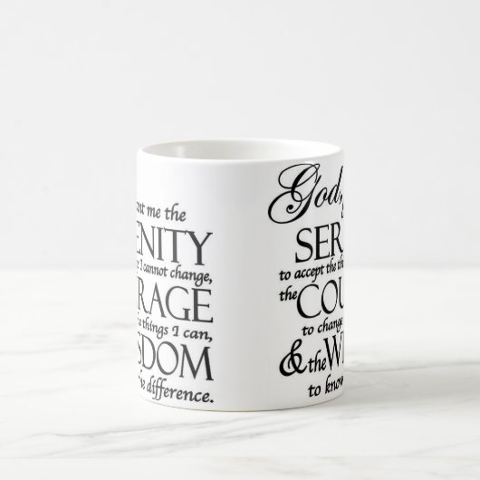 Mug Prière de sérénité (Centre)