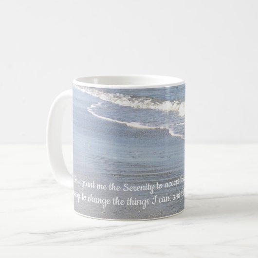 Mug Prière de sérénité (Devant gauche)