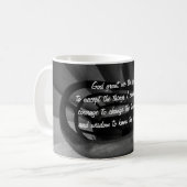 Mug Prière de sérénité (Devant gauche)