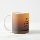 Mug Prière de sérénité Coucher de soleil (Gauche)
