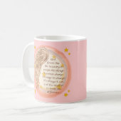 Mug Prière de sérénité de l'ange chrétien (Devant gauche)