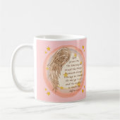 Mug Prière de sérénité de l'ange chrétien (Gauche)