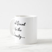 Mug Prière "Dieu me donne la Sérénité" (Devant gauche)