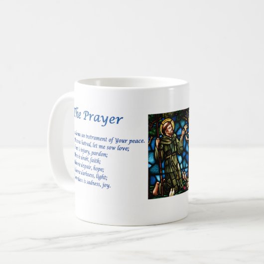 Mug Prière du St Francis (Devant gauche)