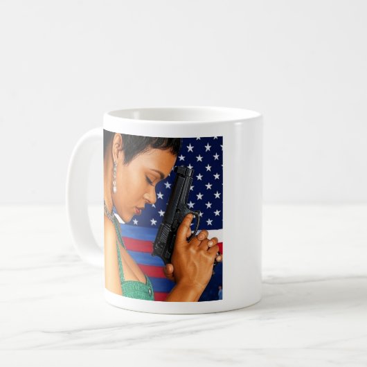 Mug Prière et protection (Devant gauche)