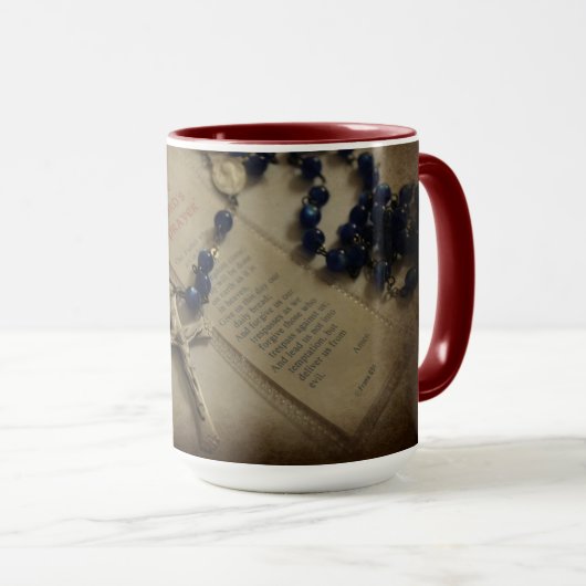 Mug Prière et Rosaire (Devant droit)