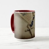 Mug Prière et Rosaire (Devant gauche)
