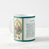 Mug Prière impeccable et douleureuse de Vierge Marie (Devant gauche)