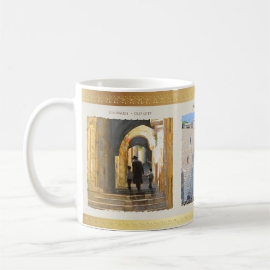 Mug Prière Mur Occidental KOTEL Jérusalem David Vieill (Gauche)