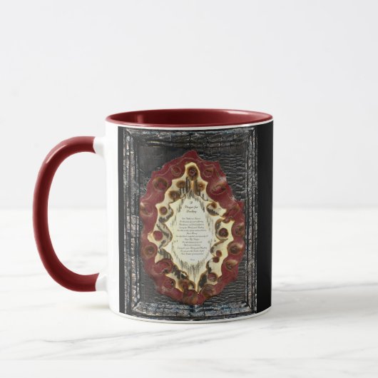 Mug Prière pour la guérison (Gauche)
