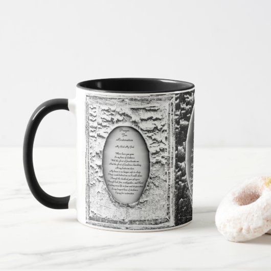 Mug Prière pour la restauration (Avec donut)
