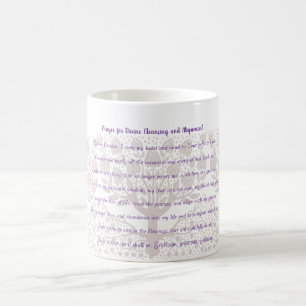 Mug Prière pour le nettoyage et l'alignement divins