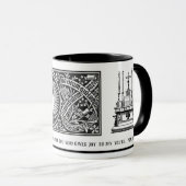 Mug Prière religieuse catholique traditionnelle latine (Devant droit)