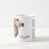 Mug Prière religieuse de Vierge Marie de roses Jésus (Centre)