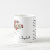 Mug Prière sainte religieuse de Memorare de chapelet (Centre)