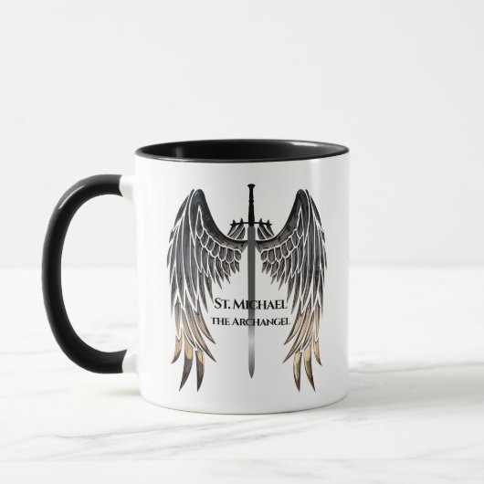 Mug Prière St. Michael pour la protection (Gauche)