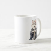 Mug Priest King Siberian Husky Dog (Devant droit)