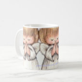 Mug Priez l'ange de Noël (Devant gauche)