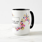 Mug Priez l'espoir n'inquiètent pas l'aumônier Pio de (Devant droit)