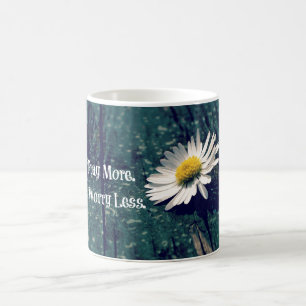 Mug Priez plus de souci Moins de Citation avec la marg