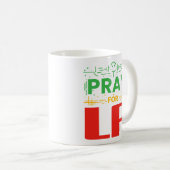 Mug Priez pour LA (Devant droit)