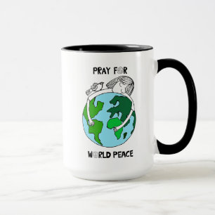 Mug Priez Pour La Paix Mondiale