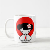 Mug Priez pour la poupée du Japon Kokeshi (Gauche)