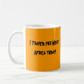 Mug Priez pour l'Afrique de l'ouest (Gauche)