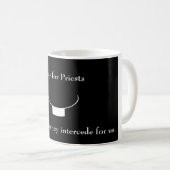 Mug Priez pour les prêtres (Devant droit)