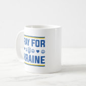Mug Priez Pour L'Ukraine (Devant gauche)