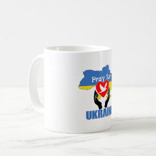 Mug Priez pour l'Ukraine - Paix et Amour
