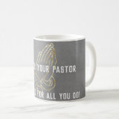Mug Priez pour votre devis de pasteur (Devant droit)
