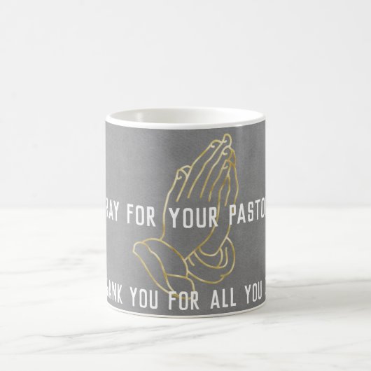 Mug Priez pour votre devis de pasteur (Centre)