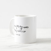 Mug Priez toujours de ne jamais abandonner le verbe de (Devant gauche)
