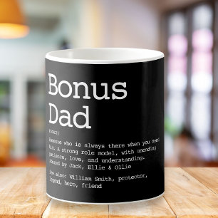 Mug Prime personnalisé pour papa en bonus, beau-père D