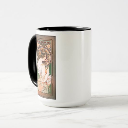 Mug Primrose par Alphonse Mucha (Devant gauche)