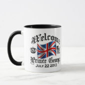 Mug Prince bienvenu George le 22 juillet (Gauche)