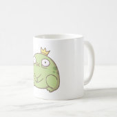 Mug Prince de grenouille mignon (Devant droit)