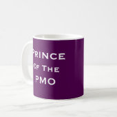 Mug Prince de surnom drôle de chef de projet d'homme (Devant gauche)