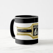 Mug Prince de Tampa d'étiquette de cigare (Devant gauche)